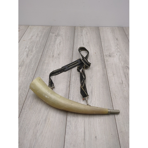 201 - Model 16 Hunting Horn with Strap