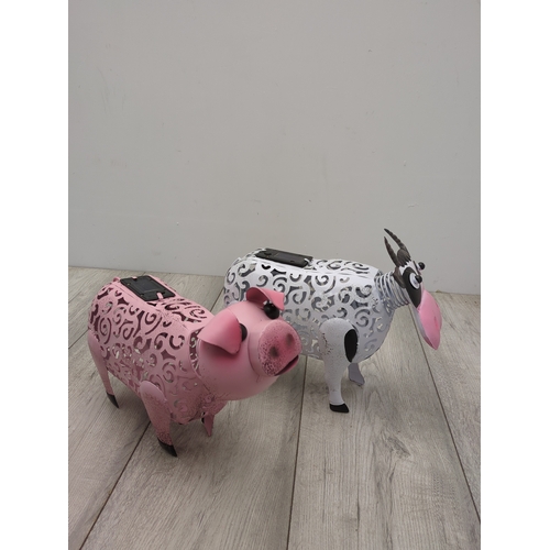 206 - Lot of 2 Animal Solar Lights