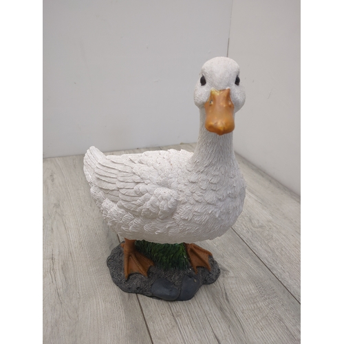 208 - Lot of 2 Duck Garden Ornaments