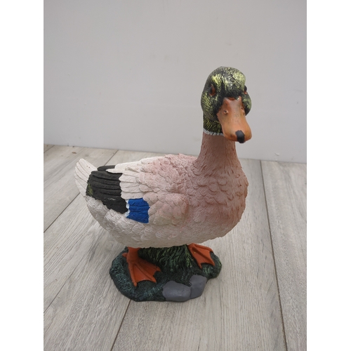 208 - Lot of 2 Duck Garden Ornaments