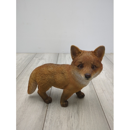 209 - Resin Fox Garden Ornament