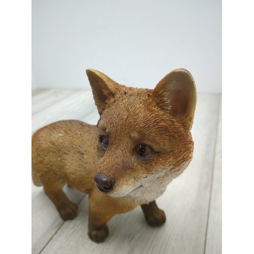 209 - Resin Fox Garden Ornament
