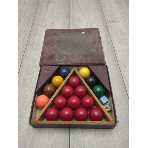 210 - Set of Snooker Balls in Original Box
