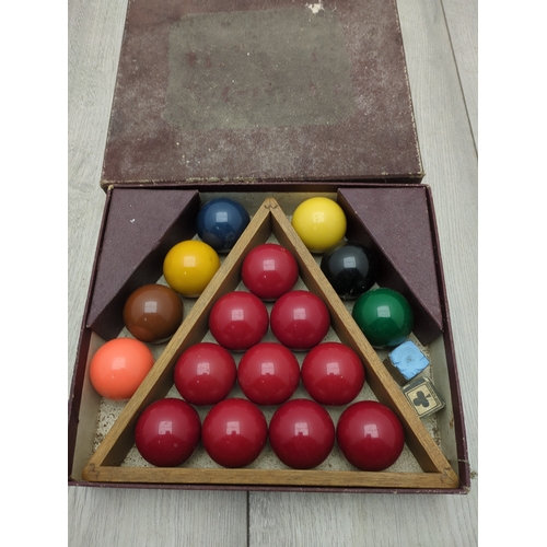 210 - Set of Snooker Balls in Original Box