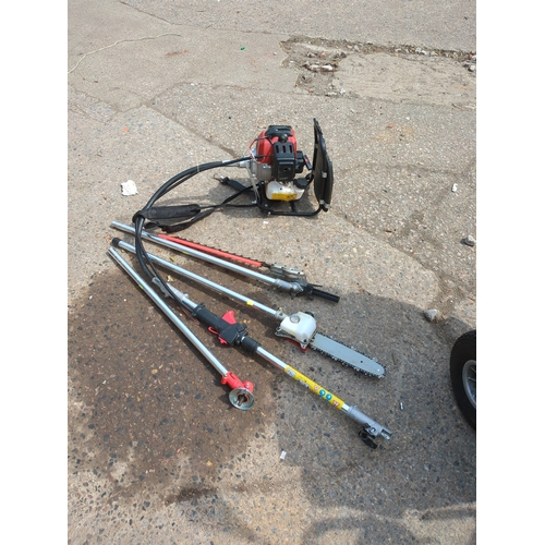 122 - Beaufortus Garden Tool Multi-Attachment Set