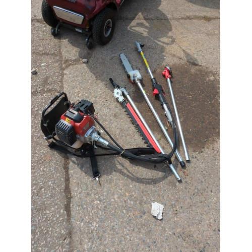 122 - Beaufortus Garden Tool Multi-Attachment Set