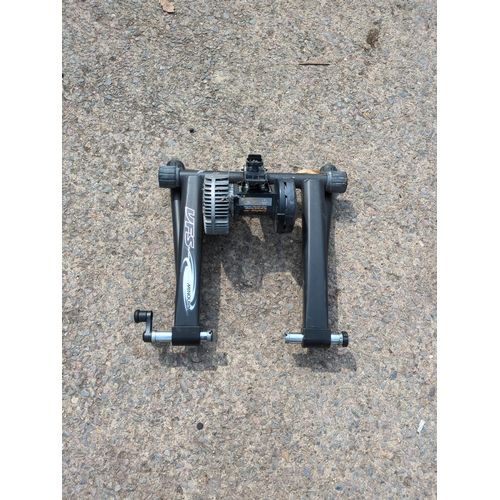 126 - Lot of 2 bike trainers including Tacx and Minoura