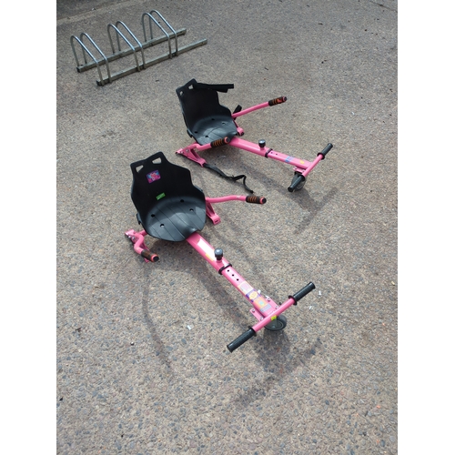 145 - Lot of 2 Flykart Go-Kart Attachments