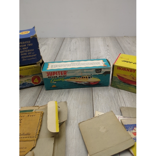 Selection of Model Boat Boxes including Hornby