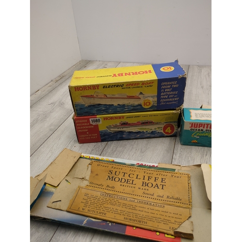 Selection of Model Boat Boxes including Hornby