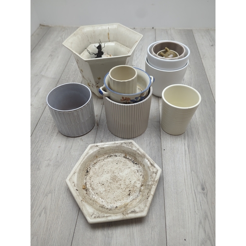 9 - Selection of Planters including Ceramic Pots