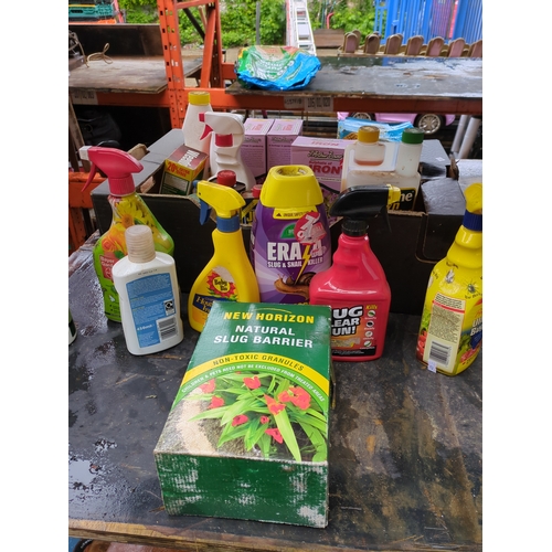 80 - Selection of Garden Chemicals including New Horizon Slug Barrier