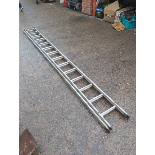 199 - Large Collapsible aluminium ladder