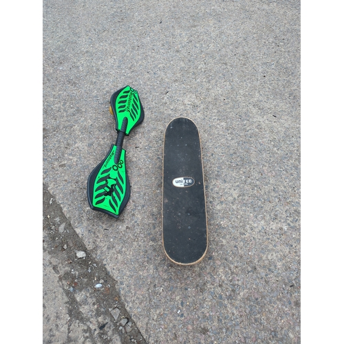 111 - Unit skateboard and Ripboard