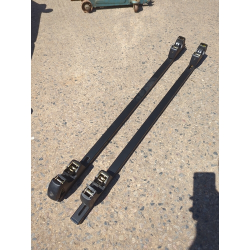 46 - Pair of Black Car Roof Racks