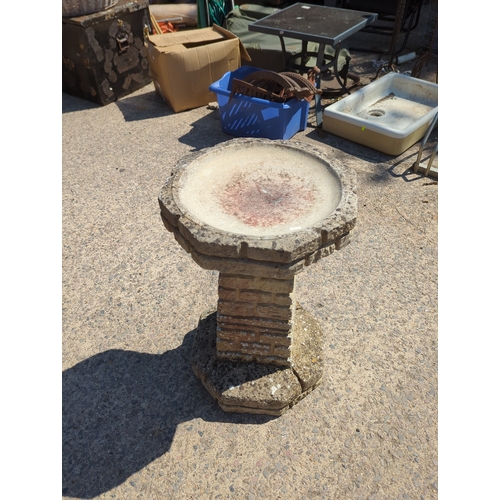 25 - Concrete Garden Bird Bath