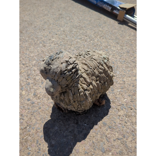 39 - Decorative Stone Sheep Figurine