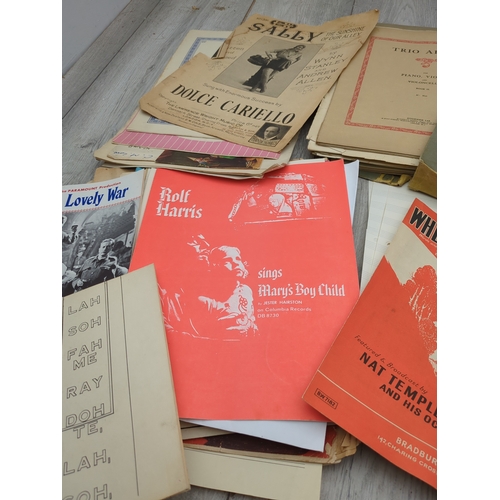 Selection of Vintage Sheet Music Including 