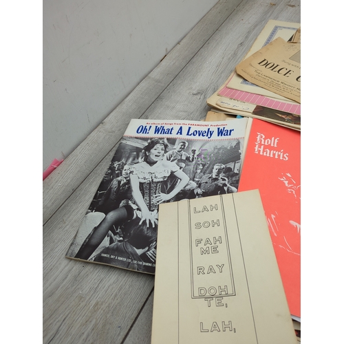 Selection of Vintage Sheet Music Including 