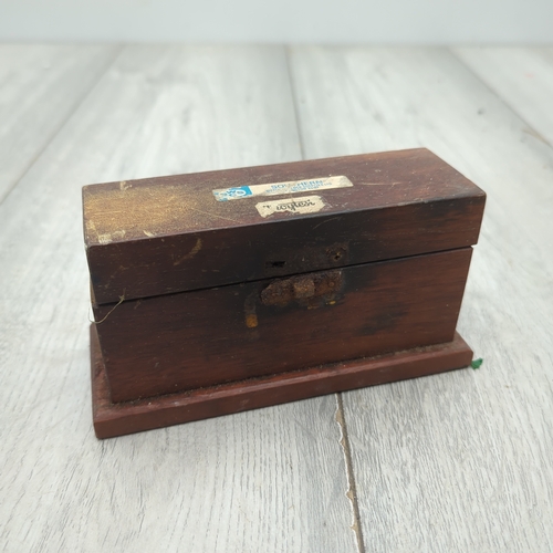 Mahogany Test Tube Holder Box