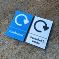 Lot of 2 Recycling Signs
