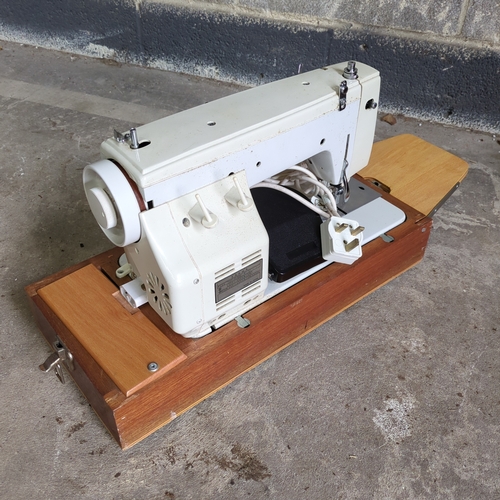 Crown Point Sewing Machine in Wooden Case