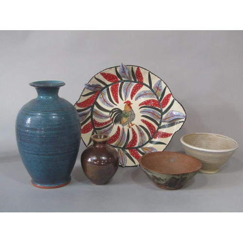 113 - A collection of studio pottery wares by Denis Moore (British 1908-1977) for Green Dene Pottery,compr... 