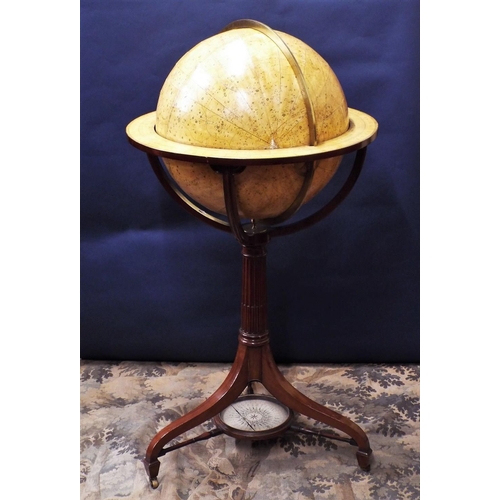 1556 - Carys Improved Celestial Globe made and sold by J Cary,181 The Strand,March 1790,the globe 56 cm in ... 