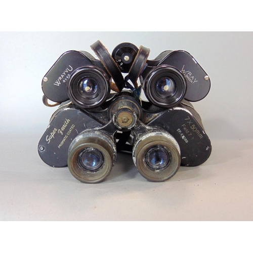 602 - Cased set of Super Zenith field binoculars,together with a further cased set of Zeiss Prism Stereo M... 