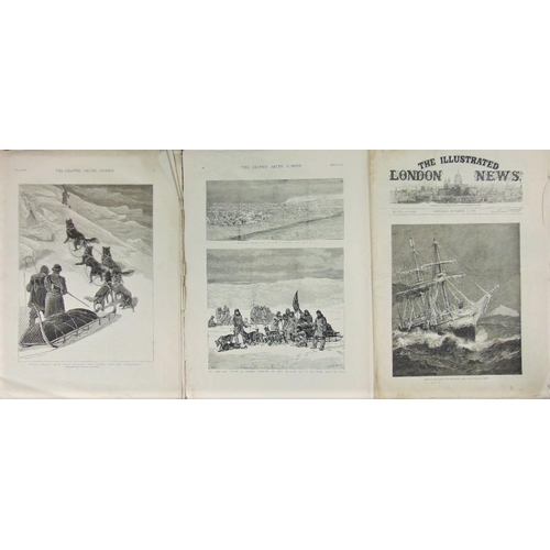 655 - The Graphic Arctic Expedition issue of 1876,(incomplete),together with The Illustrated London News,e... 