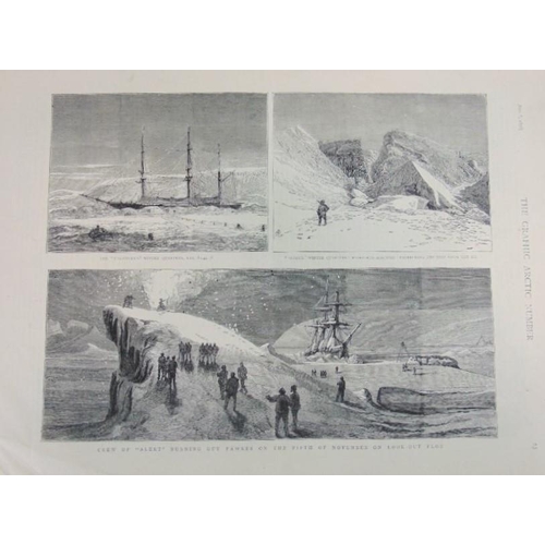 655 - The Graphic Arctic Expedition issue of 1876,(incomplete),together with The Illustrated London News,e... 