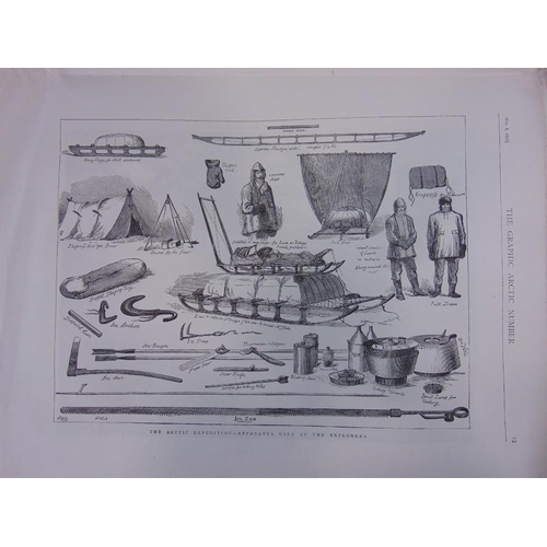 655 - The Graphic Arctic Expedition issue of 1876,(incomplete),together with The Illustrated London News,e... 