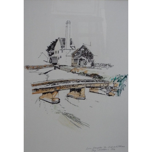 708 - Tony Matthews (20th/21st century British) - A collection of fifteen signed prints of local architect... 