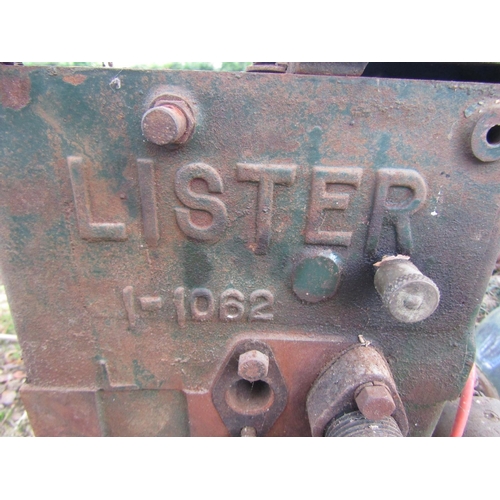 107 - Two Lister D type engine blocks and parts