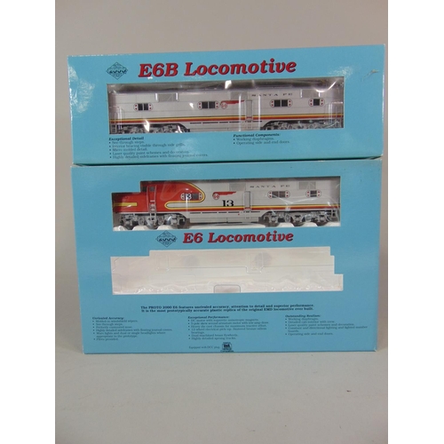 165 - HO Proto series Limited Edition E6 and E6B Locomotive pair in boxes, complete with polystyrene body ... 