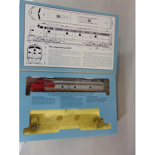 168 - HO Proto 2000 series Limited Edition E8/9 Locomotive boxed, with polystyrene body insert