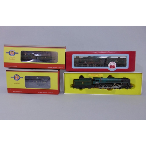 122 - 4 boxed locomotives including 2 by Oxford Rail (BR Early 30584 and 2309 Deans Goods GWR lined), Tria... 