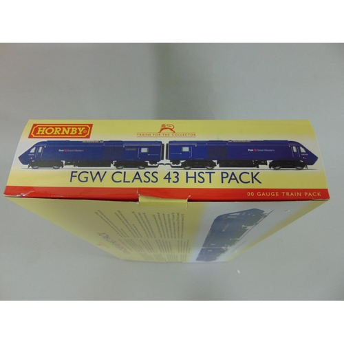 68 - Hornby FGW Class 43 HST Pack R3478 includes powered car 43070 and unpowered car 43036, with original... 