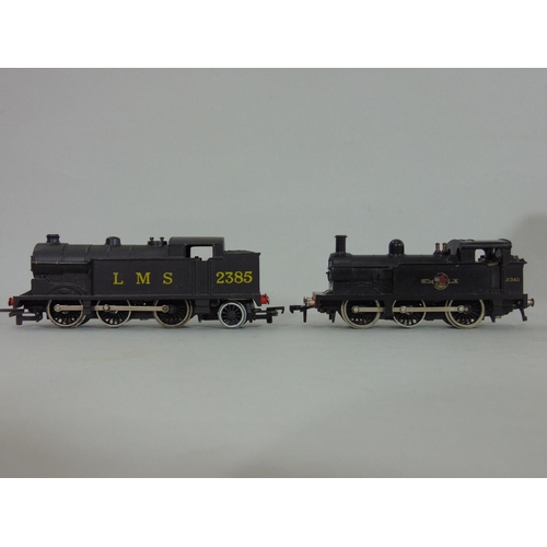 118 - 3 boxed Wrenn locomotives:  W2222 4-6-0 ‘Devizes Castle’ 7002 in green livery, W2215 0-6-2 Tank LMS ... 