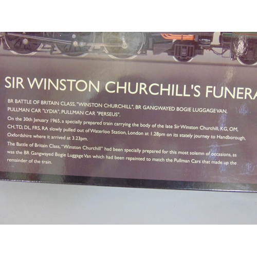 3 - Hornby 'Sir Winston Churchill's Funeral' 00 gauge Train Pack R3300, with original box and packaging,... 