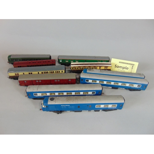 154 - Large collection of locomotives and rolling stock including unboxed Hornby '41 Squadron'4-6-2 with t... 