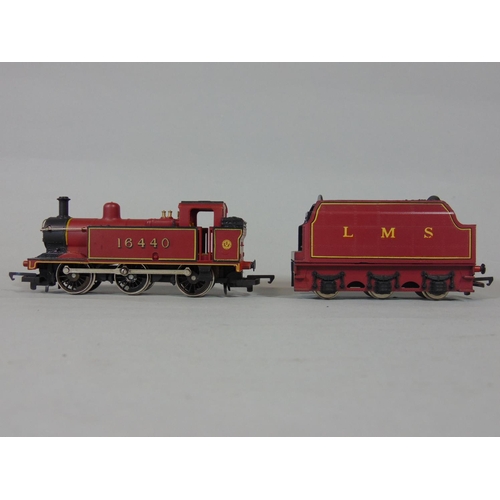 146 - Collection of unboxed Hornby Locomotives and tenders including Hornby LMS 16440, Hornby LMS 2345  (2... 