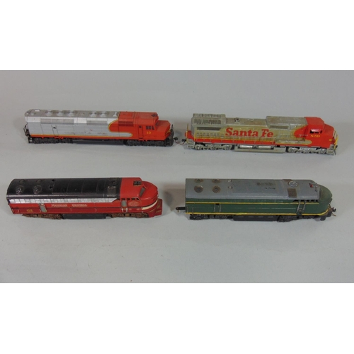 215 - Collection of North American diesel locomotives including boxed Lima 209600, unboxed Santa Fe engine... 