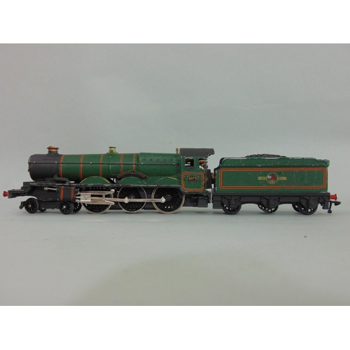 119 - Collection of unboxed Wrenn locomotives: ‘Cardiff Castle’ with tender x2, ‘Queen Elizabeth’ 2-6-4, ‘... 