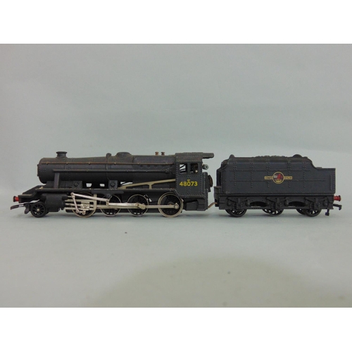 119 - Collection of unboxed Wrenn locomotives: ‘Cardiff Castle’ with tender x2, ‘Queen Elizabeth’ 2-6-4, ‘... 