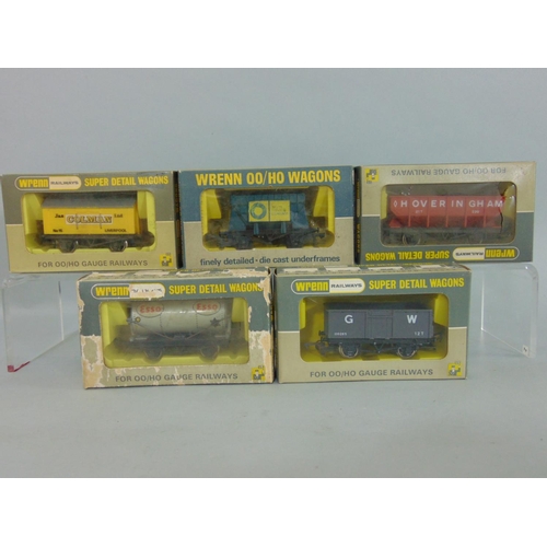 120 - Collection of Wrenn rolling stock, boxed, including  W5024 ‘Colman’s’ wagon, W4626P Cement wagon, W5... 