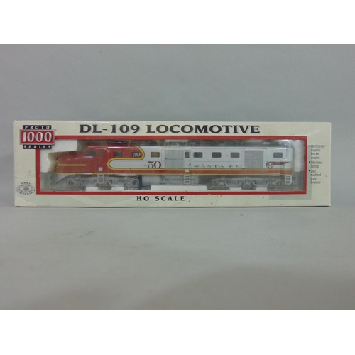 164 - 5 boxed HO Santa Fe 'Erie Built' locomotives by Proto incl 30581 and 23888 (5)