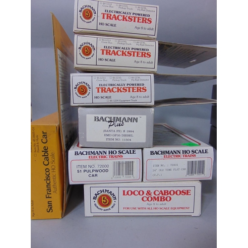 221 - Empty boxes for Bachmann HO gauge locomotives including Spectrum Series no 81601 x2, 11411 and 41-08... 