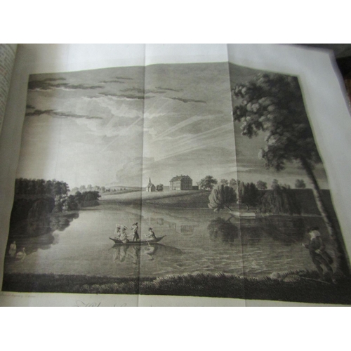 260 - Samuel Rudder - A New History of Gloucestershire 1779, with map and illustrations, leather bound