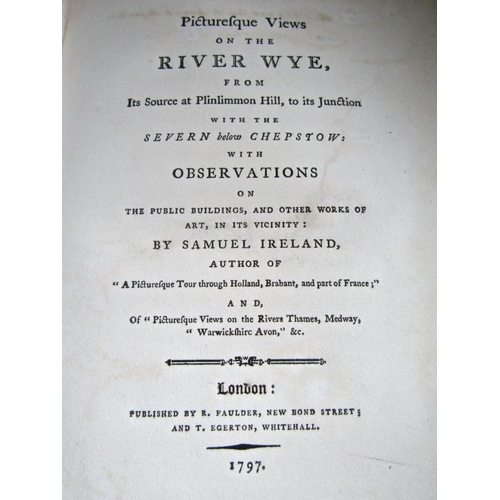 264 - Sam Ireland - Picturesque Views on the River Wye from Plinlimmon Hill to 1/3 junction wit the Severn... 